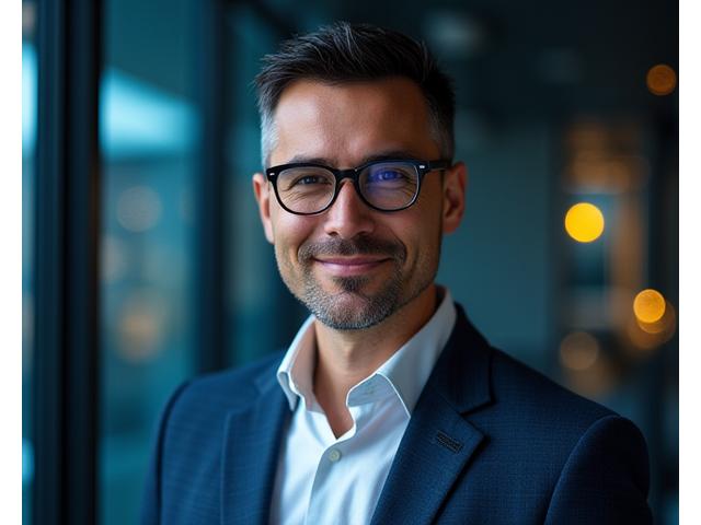 Portrait of Mark Davinci, Chief Technology Officer