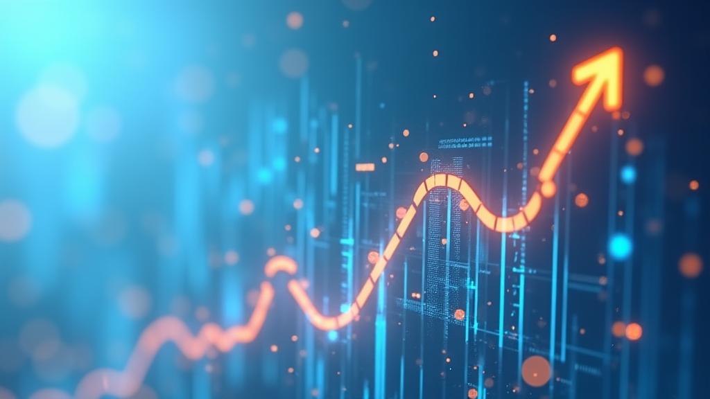Interactive charts and graphs depicting streaming market growth in MENA region, showing rising subscription numbers and content consumption.