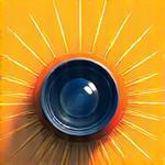 Image representing an independent film showcase with a stylized camera and star.